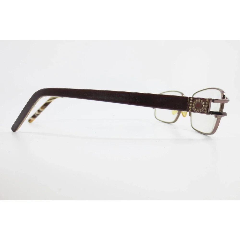 EasyClip S2434 Purple Rectangle Eyeglasses Marbled Tortoise Temples 51-16-135